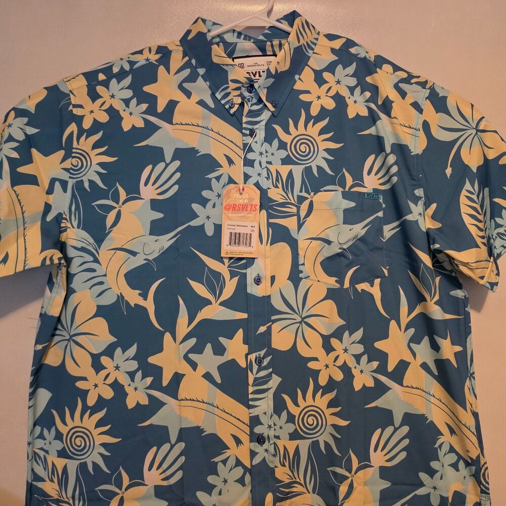RSVLTS Mens Size 2XL "You’ve Got Sail" NWT Shirt